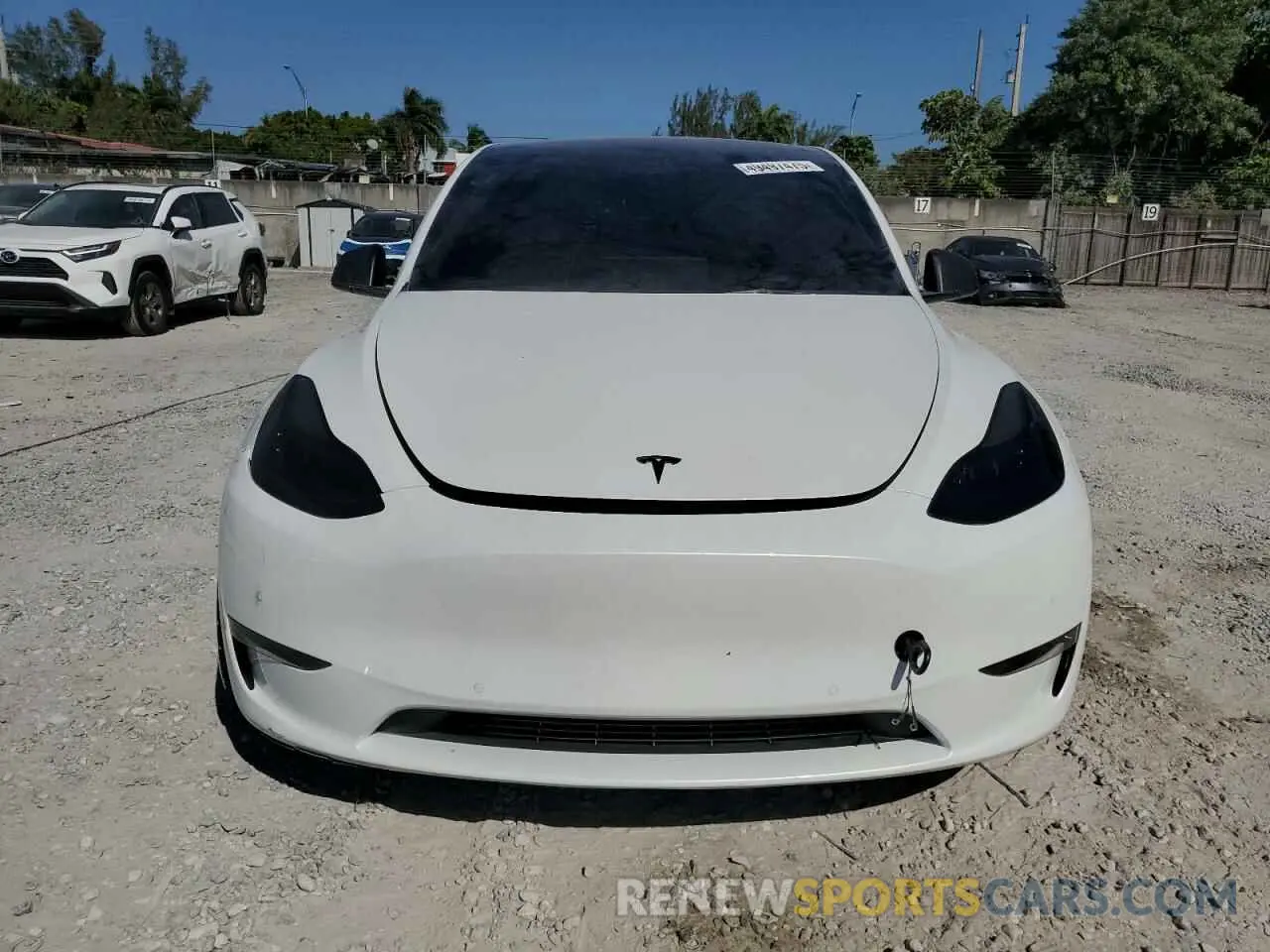 5 Photograph of a damaged car 7SAYGAEE7NF348088 TESLA MODEL Y 2022