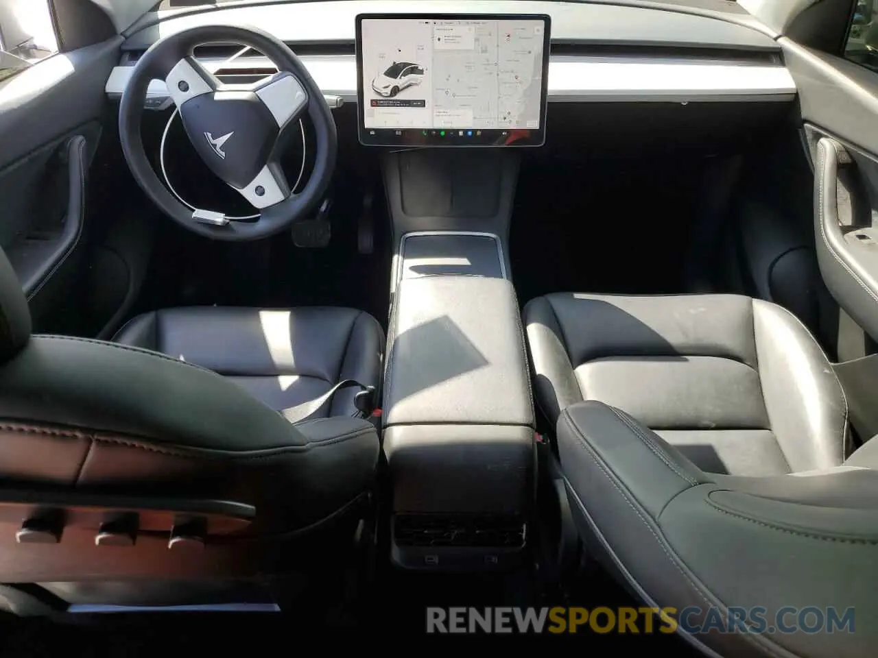 8 Photograph of a damaged car 7SAYGAEE7NF348088 TESLA MODEL Y 2022