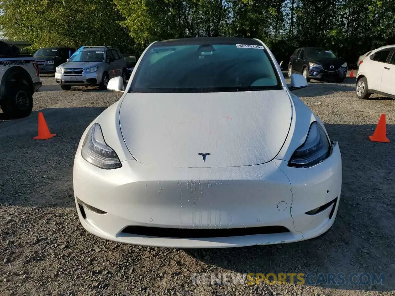 5 Photograph of a damaged car 7SAYGAEE7NF376795 TESLA MODEL Y 2022