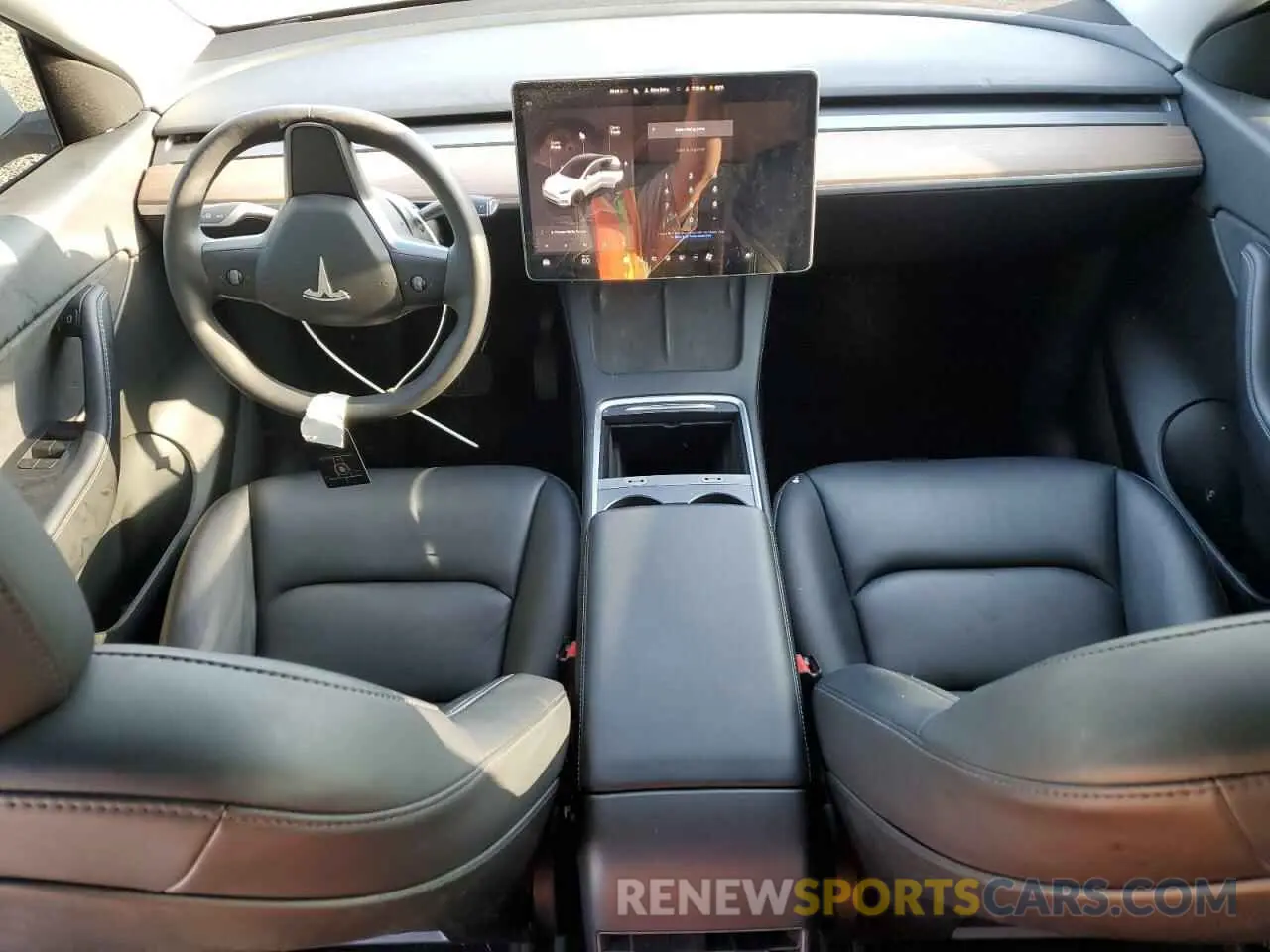 8 Photograph of a damaged car 7SAYGAEE7NF376795 TESLA MODEL Y 2022