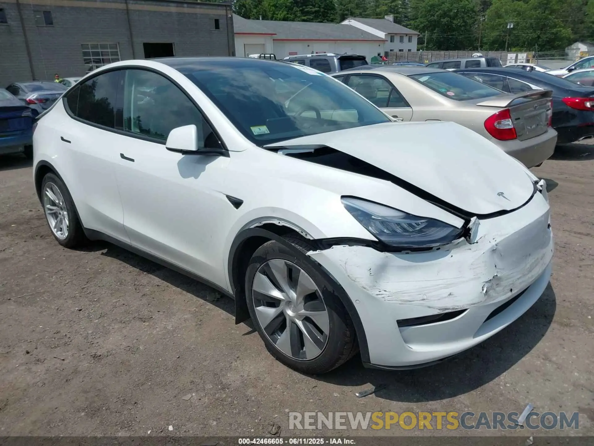 1 Photograph of a damaged car 7SAYGAEE7NF384783 TESLA MODEL Y 2022