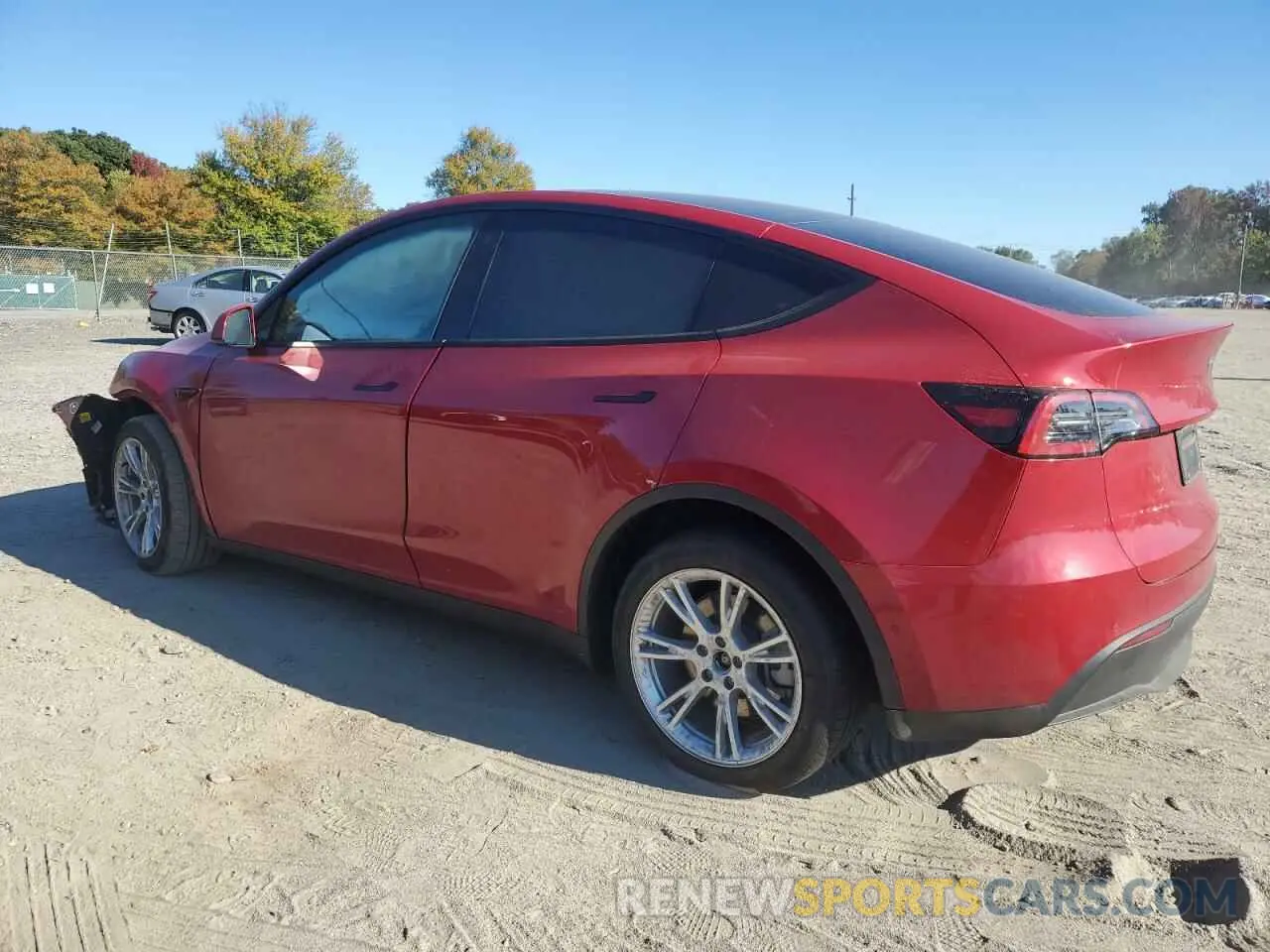 2 Photograph of a damaged car 7SAYGAEE7NF391944 TESLA MODEL Y 2022