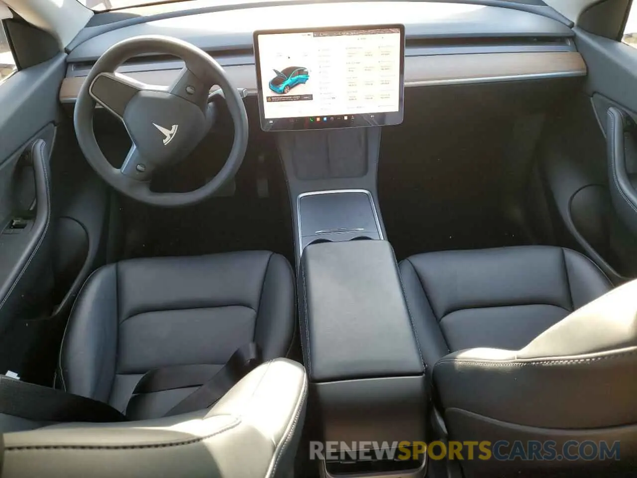 8 Photograph of a damaged car 7SAYGAEE7NF391944 TESLA MODEL Y 2022