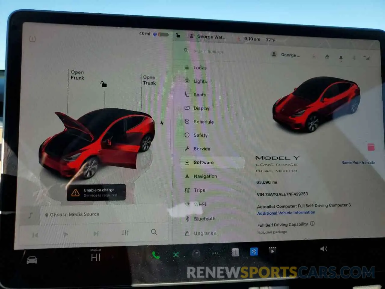 9 Photograph of a damaged car 7SAYGAEE7NF429253 TESLA MODEL Y 2022