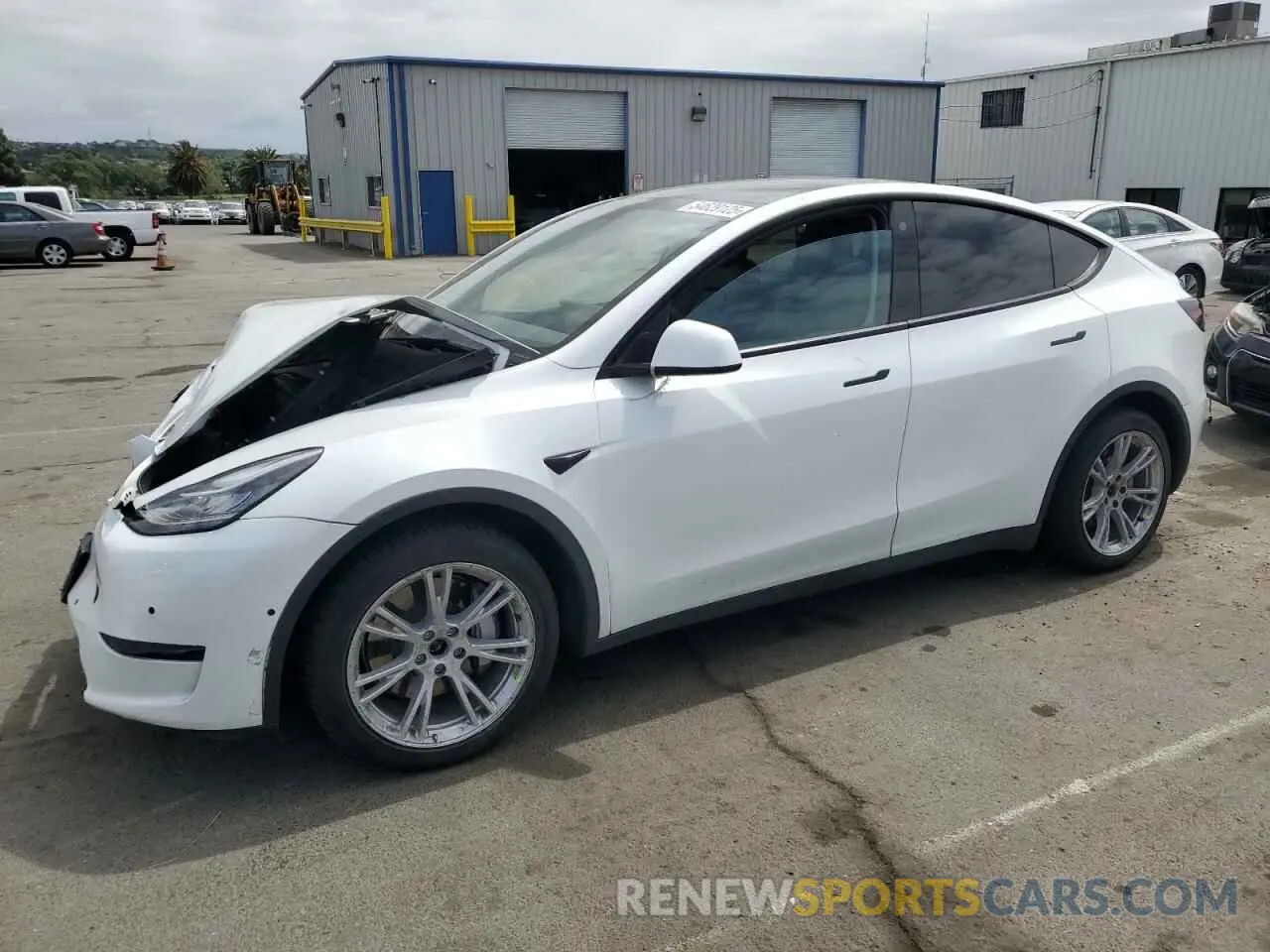 1 Photograph of a damaged car 7SAYGAEE7NF506140 TESLA MODEL Y 2022