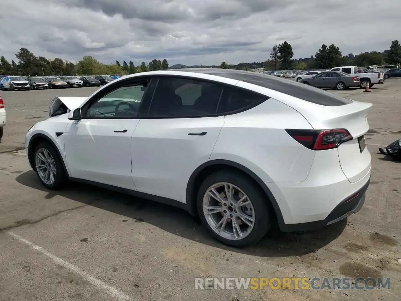 2 Photograph of a damaged car 7SAYGAEE7NF506140 TESLA MODEL Y 2022