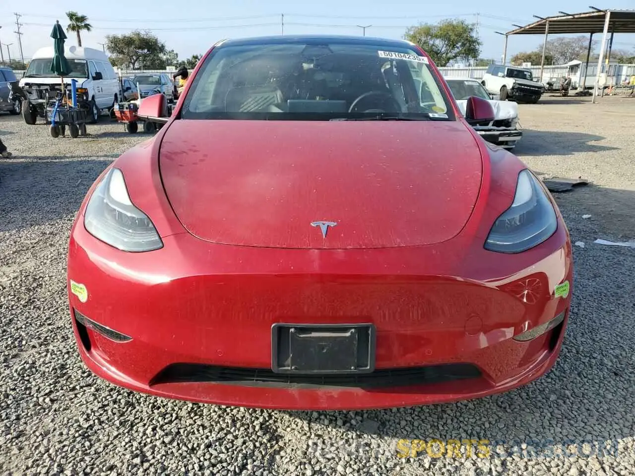 5 Photograph of a damaged car 7SAYGAEE7NF553541 TESLA MODEL Y 2022