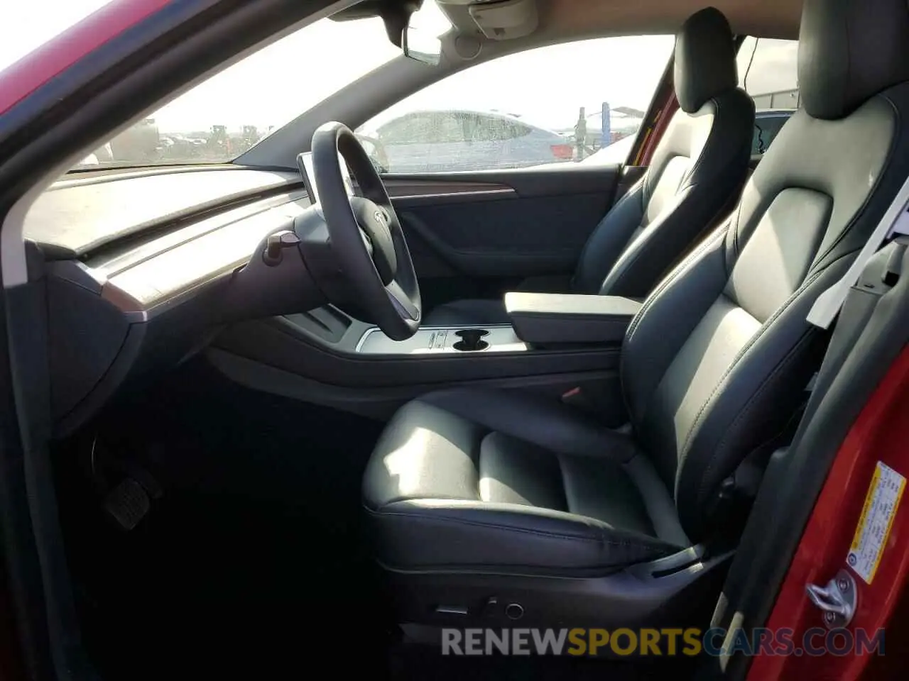 7 Photograph of a damaged car 7SAYGAEE7NF553541 TESLA MODEL Y 2022