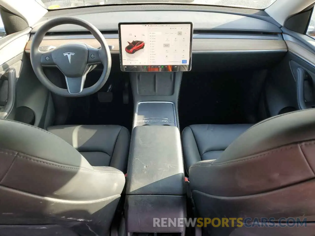 8 Photograph of a damaged car 7SAYGAEE7NF553541 TESLA MODEL Y 2022