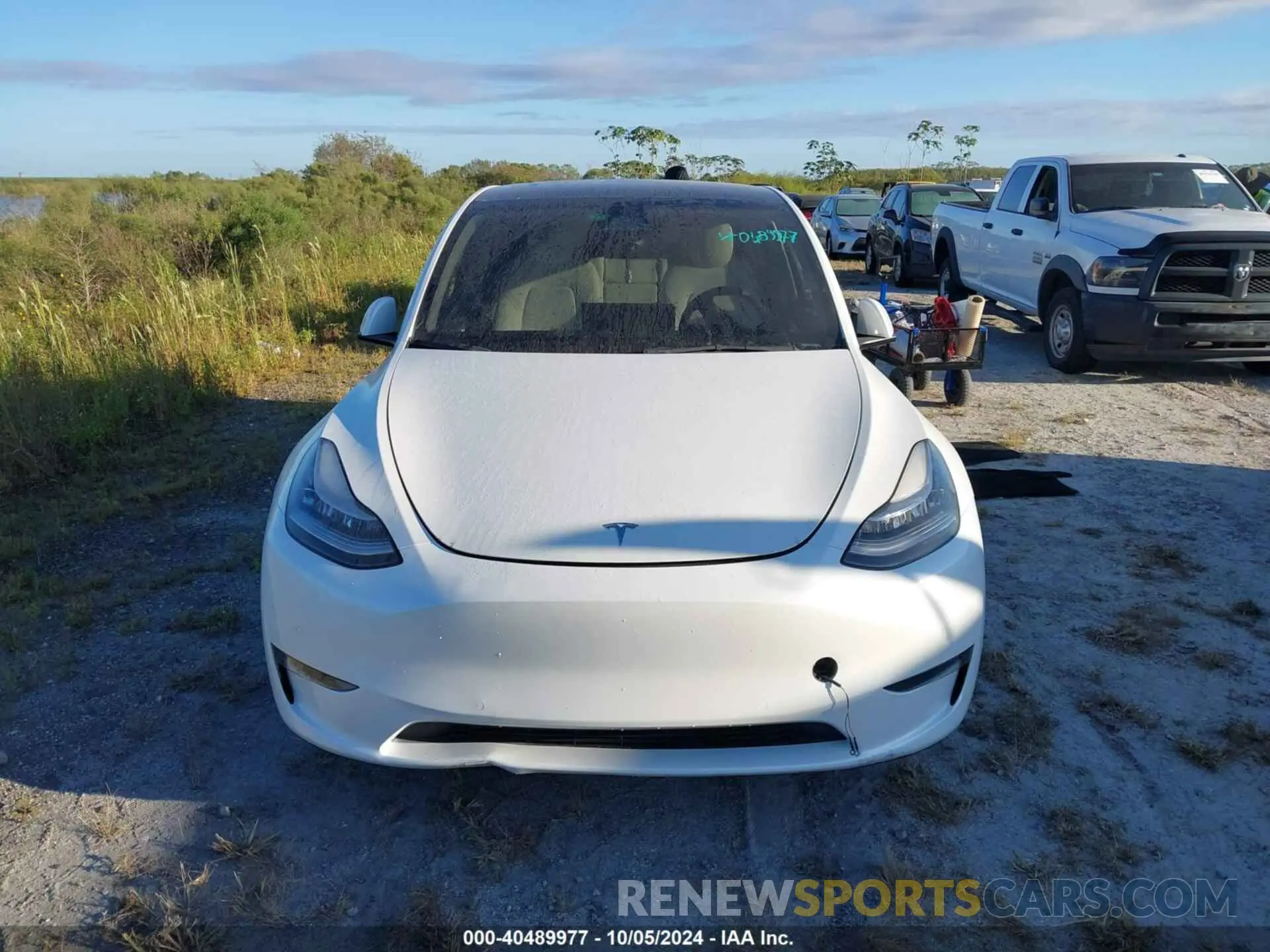 12 Photograph of a damaged car 7SAYGAEE8NF468529 TESLA MODEL Y 2022