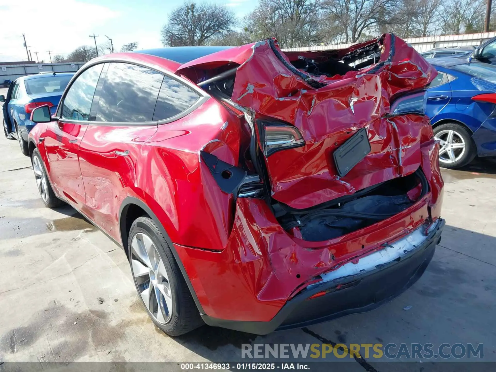 3 Photograph of a damaged car 7SAYGAEE8NF506843 TESLA MODEL Y 2022