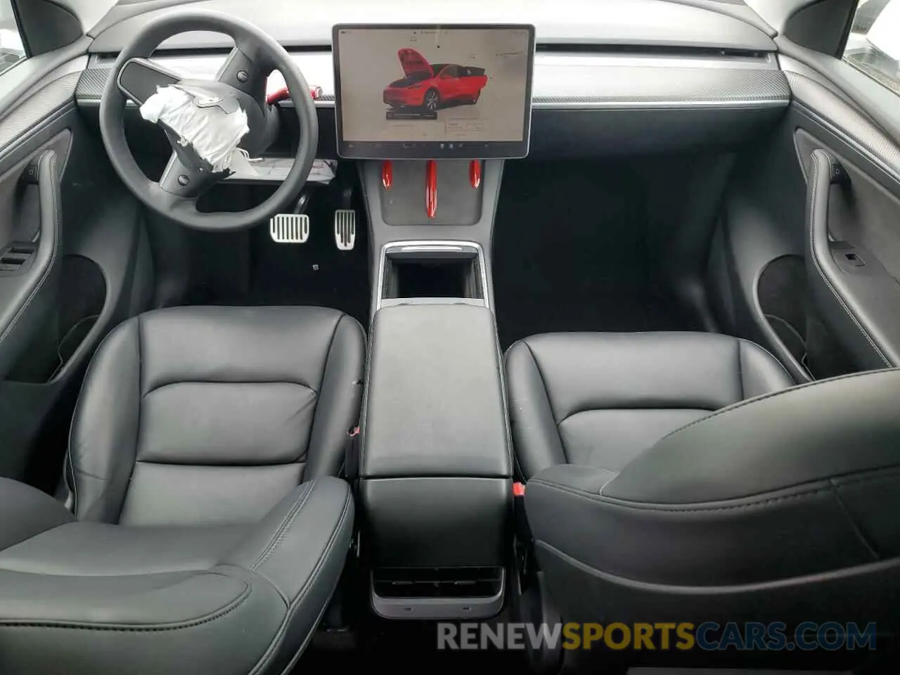 8 Photograph of a damaged car 7SAYGAEE8NF520080 TESLA MODEL Y 2022