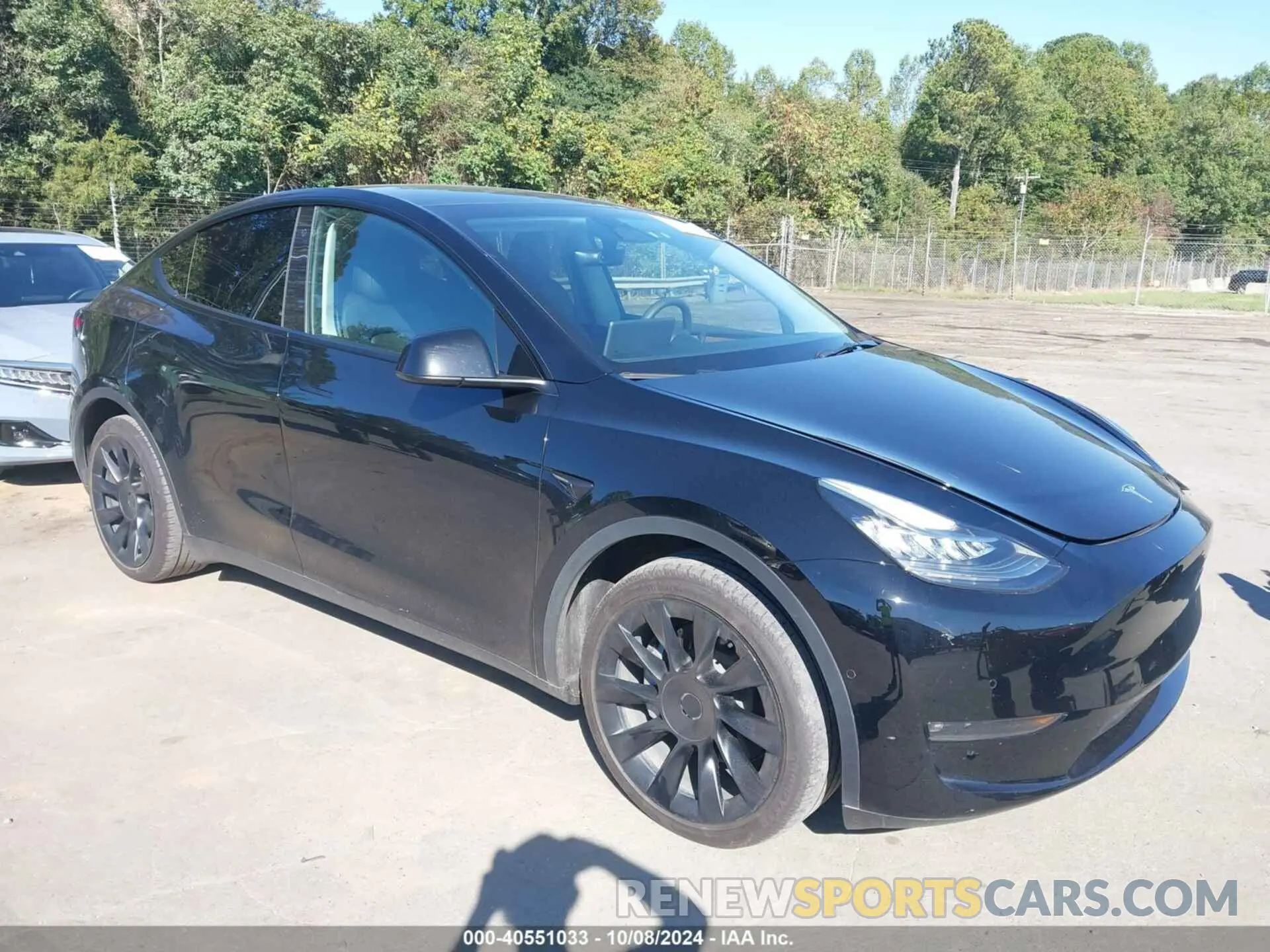 1 Photograph of a damaged car 7SAYGAEE8NF574463 TESLA MODEL Y 2022