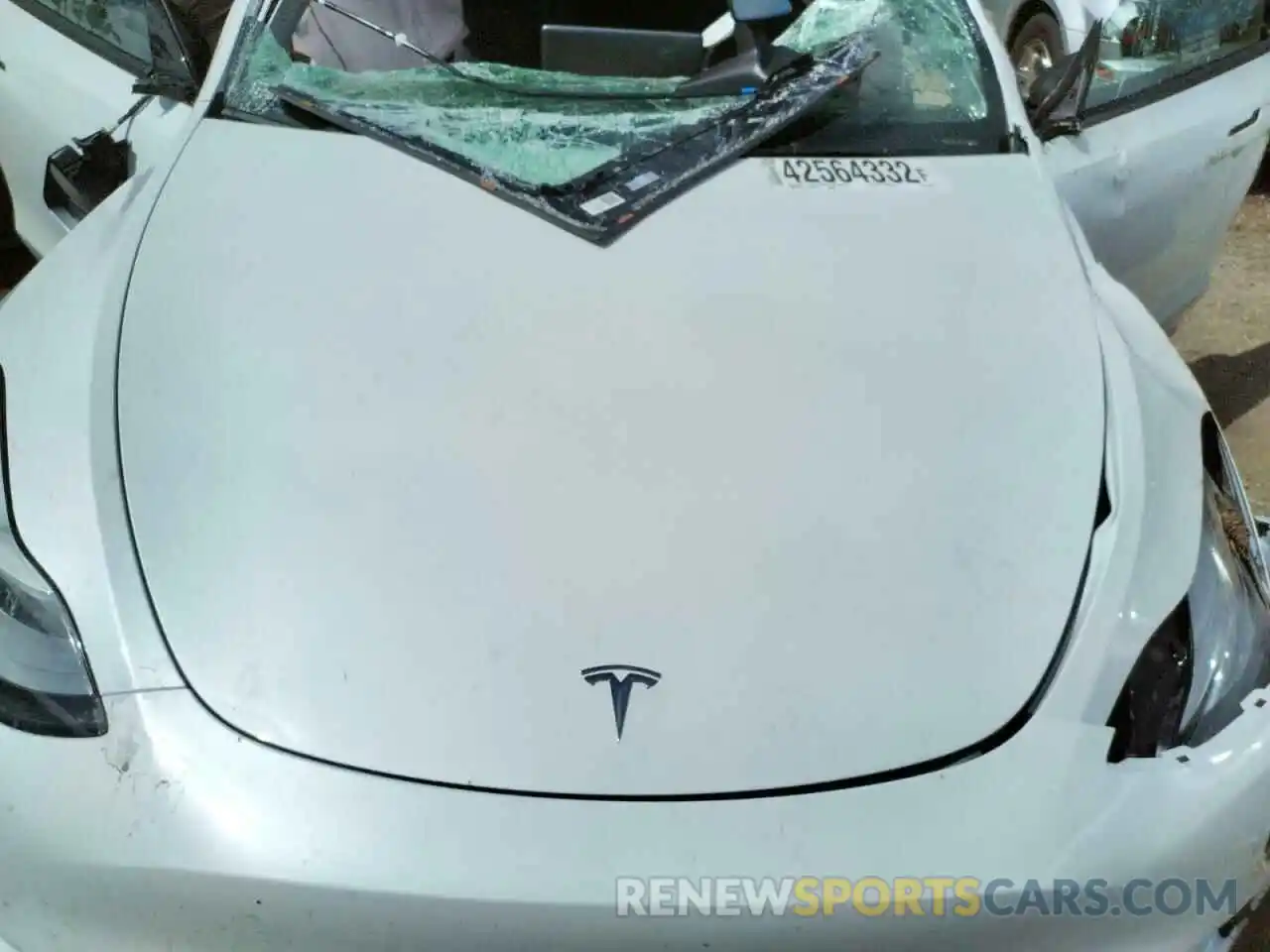 7 Photograph of a damaged car 7SAYGAEE9NF349694 TESLA MODEL Y 2022