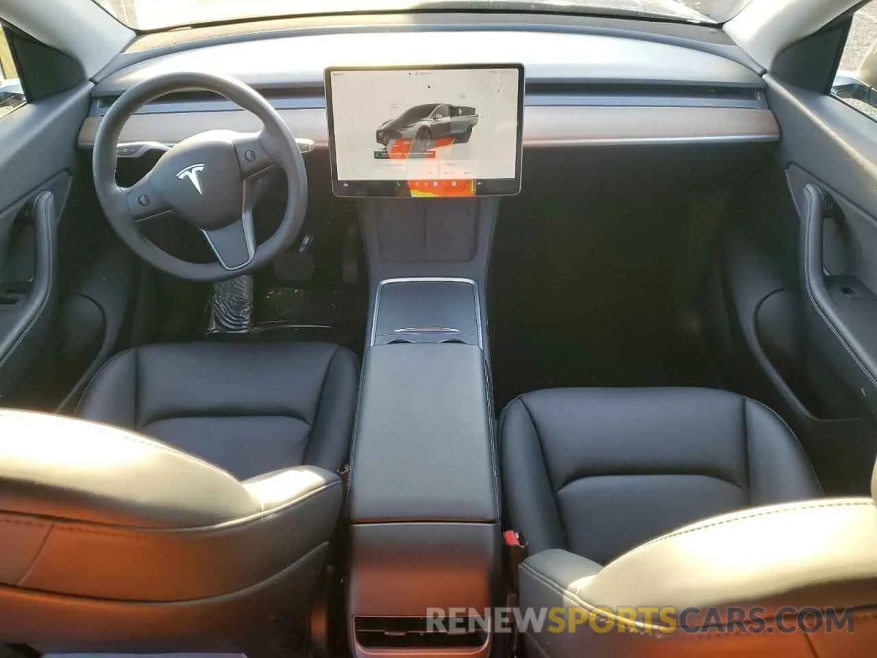 8 Photograph of a damaged car 7SAYGAEE9NF366382 TESLA MODEL Y 2022