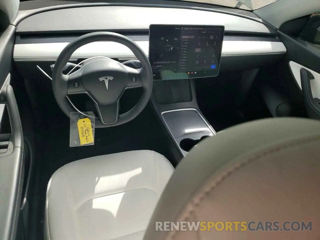 8 Photograph of a damaged car 7SAYGAEE9NF468927 TESLA MODEL Y 2022