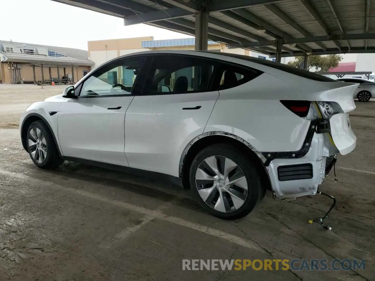 2 Photograph of a damaged car 7SAYGAEE9NF493262 TESLA MODEL Y 2022