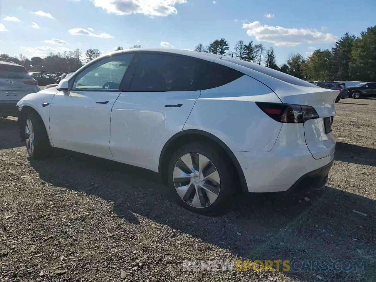 2 Photograph of a damaged car 7SAYGAEEXNF309334 TESLA MODEL Y 2022