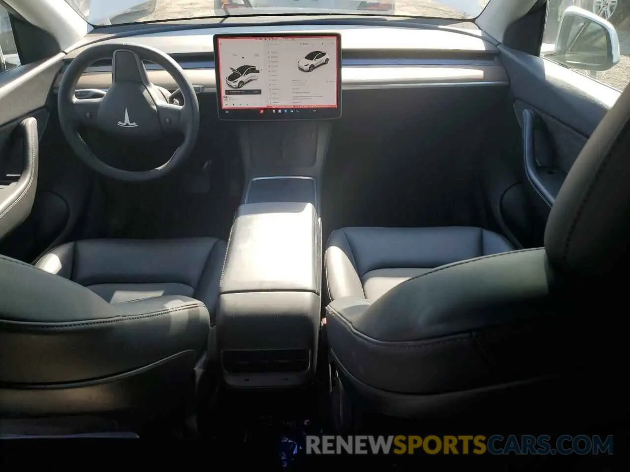 8 Photograph of a damaged car 7SAYGAEEXNF309334 TESLA MODEL Y 2022
