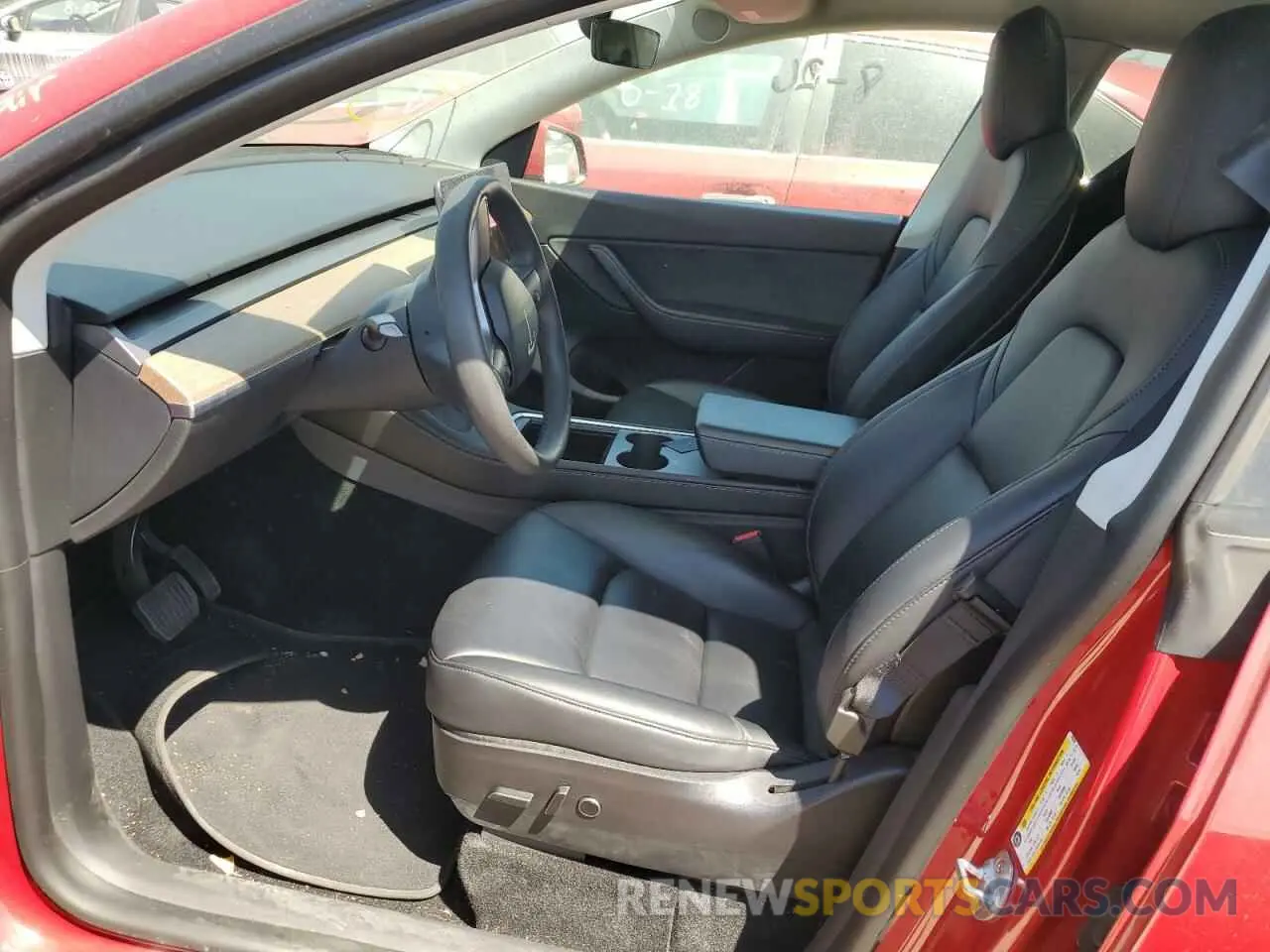 7 Photograph of a damaged car 7SAYGAEEXNF343208 TESLA MODEL Y 2022