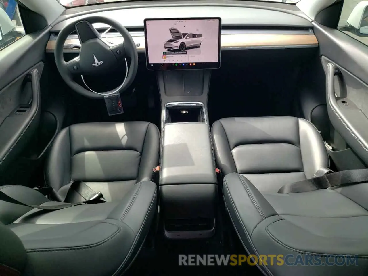 8 Photograph of a damaged car 7SAYGAEEXNF489673 TESLA MODEL Y 2022
