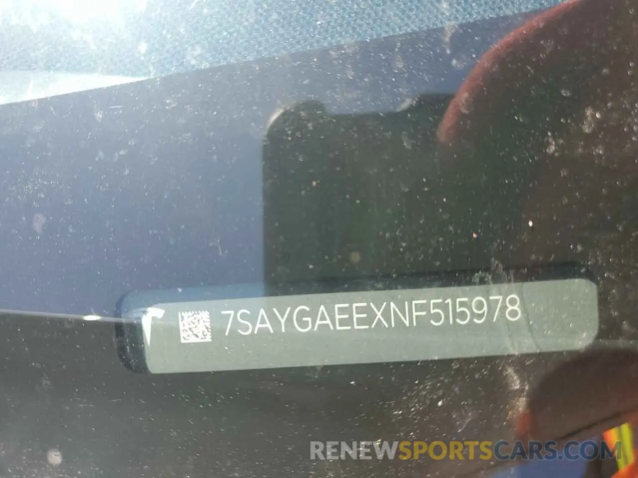 14 Photograph of a damaged car 7SAYGAEEXNF515978 TESLA MODEL Y 2022