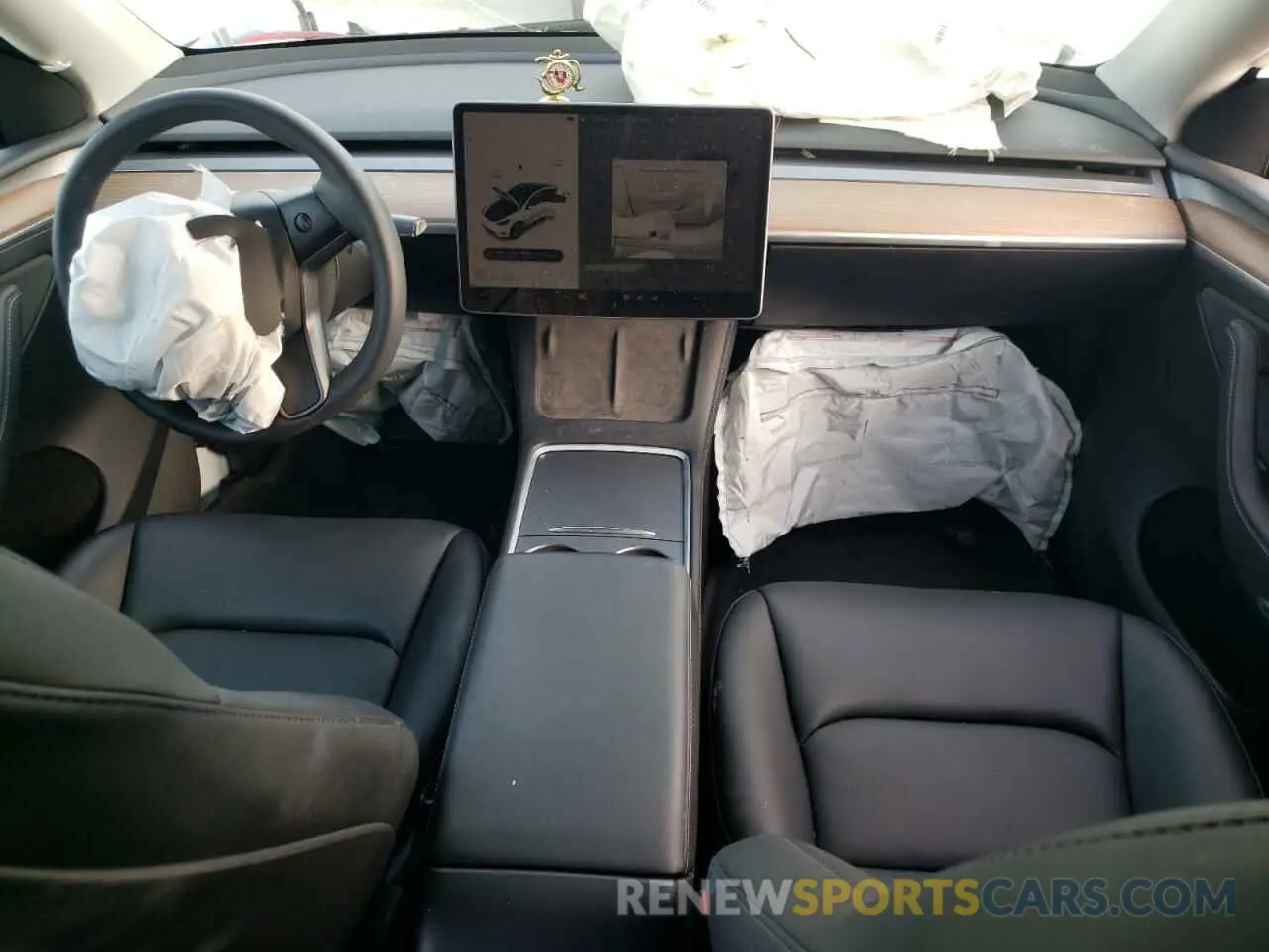 8 Photograph of a damaged car 7SAYGAEEXNF519092 TESLA MODEL Y 2022