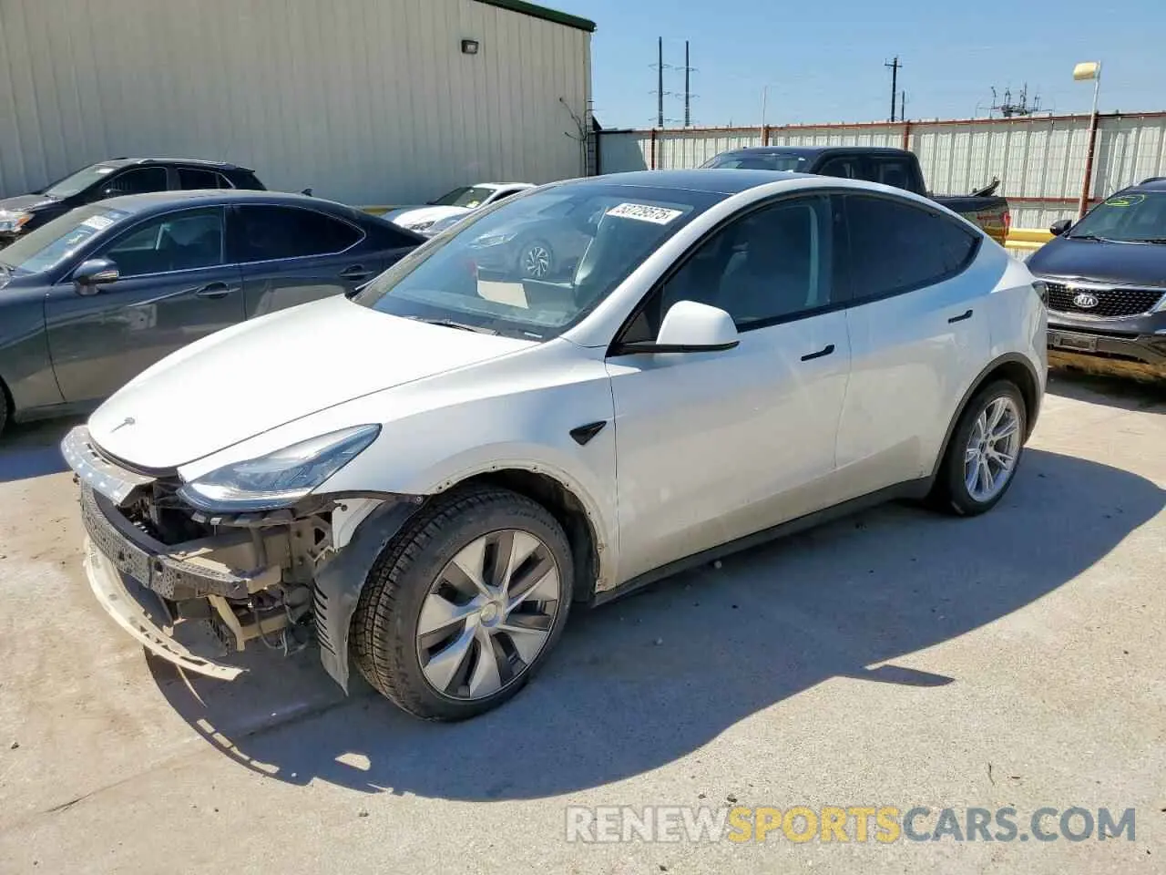 1 Photograph of a damaged car 7SAYGDEE0NA009994 TESLA MODEL Y 2022