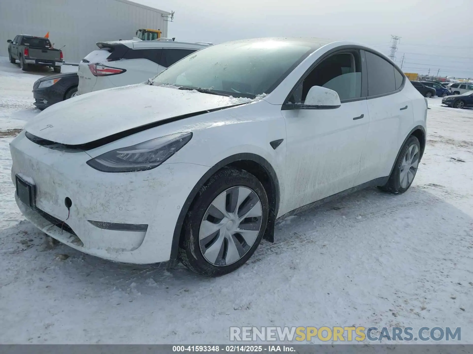 2 Photograph of a damaged car 7SAYGDEE0NA012006 TESLA MODEL Y 2022