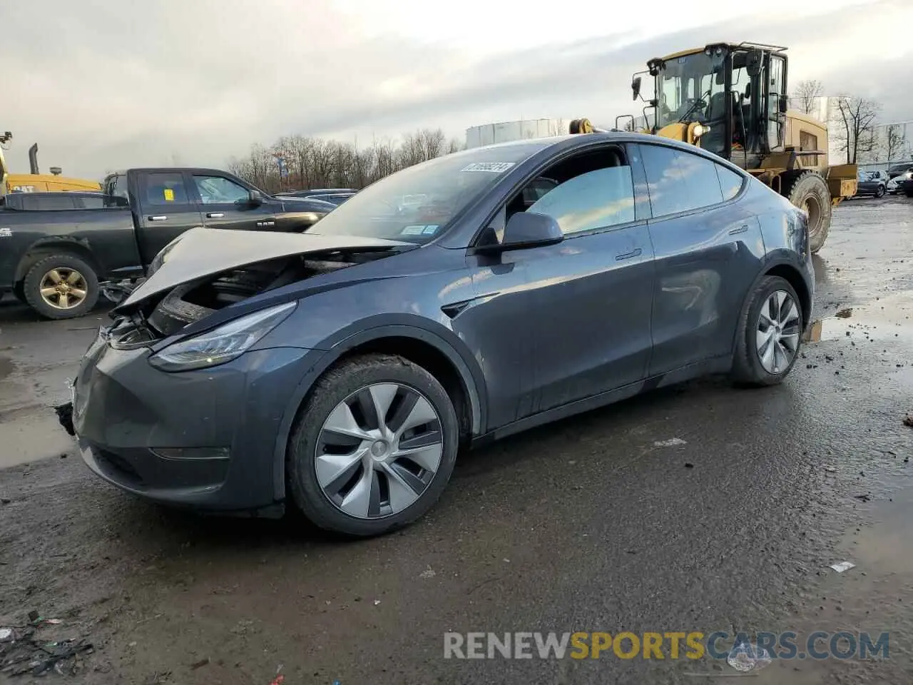 1 Photograph of a damaged car 7SAYGDEE0NA015133 TESLA MODEL Y 2022