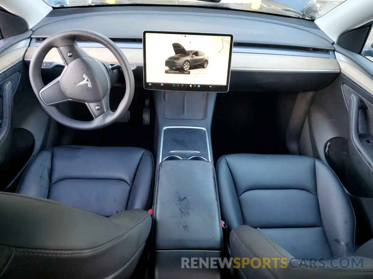 8 Photograph of a damaged car 7SAYGDEE0NA015133 TESLA MODEL Y 2022