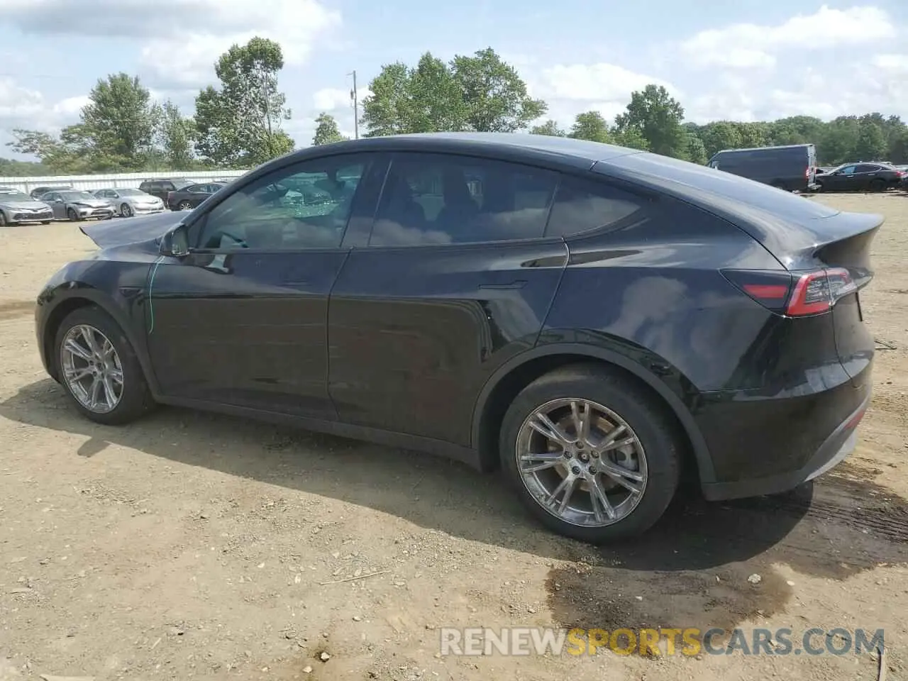 2 Photograph of a damaged car 7SAYGDEE0NA018906 TESLA MODEL Y 2022