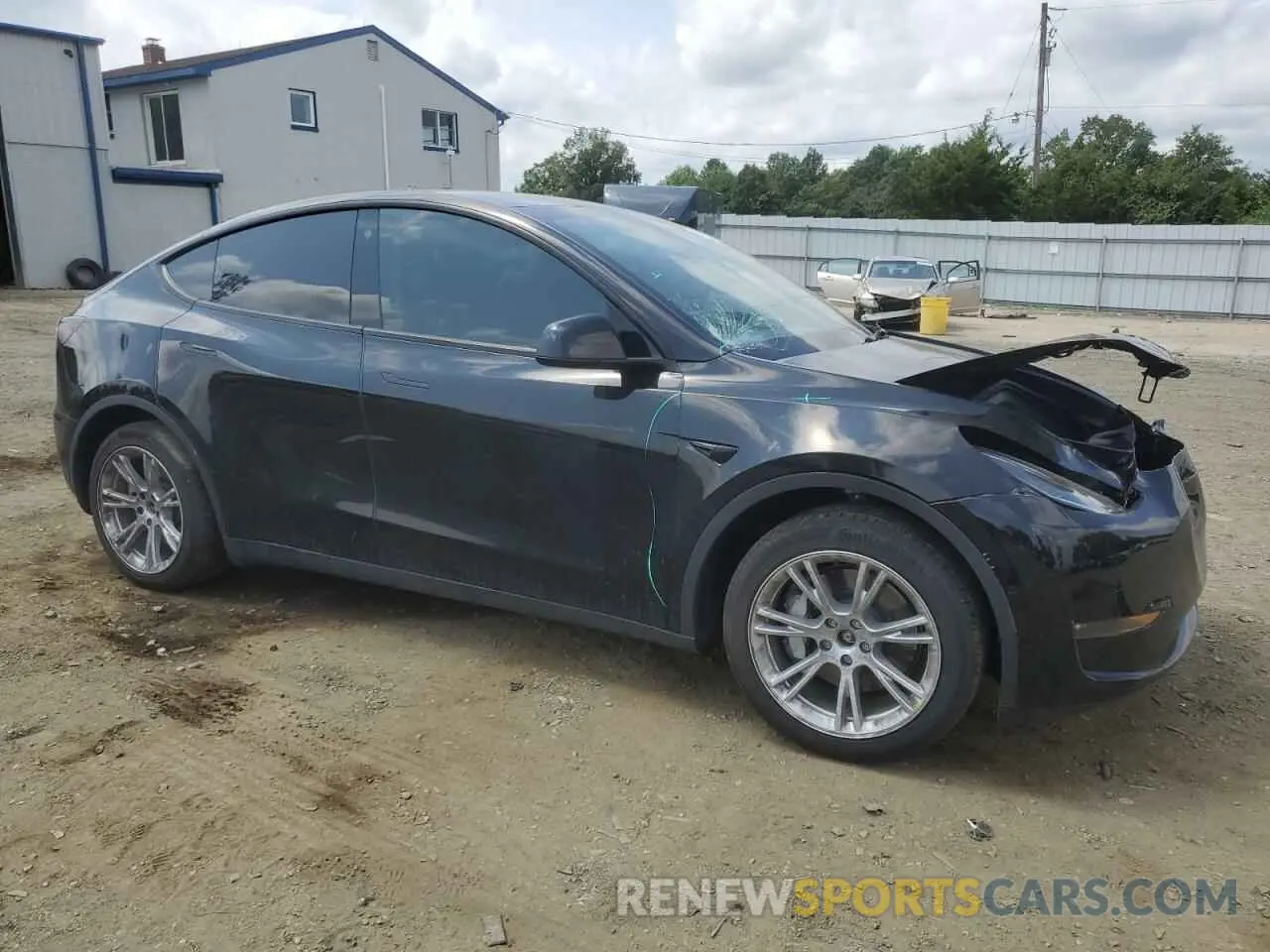 4 Photograph of a damaged car 7SAYGDEE0NA018906 TESLA MODEL Y 2022