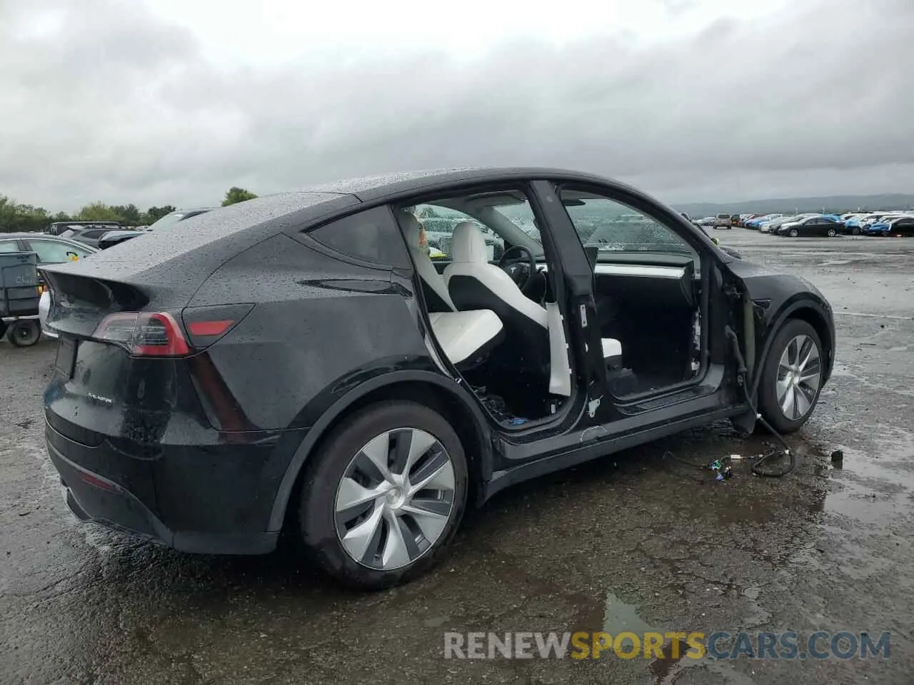 3 Photograph of a damaged car 7SAYGDEE0NF327147 TESLA MODEL Y 2022