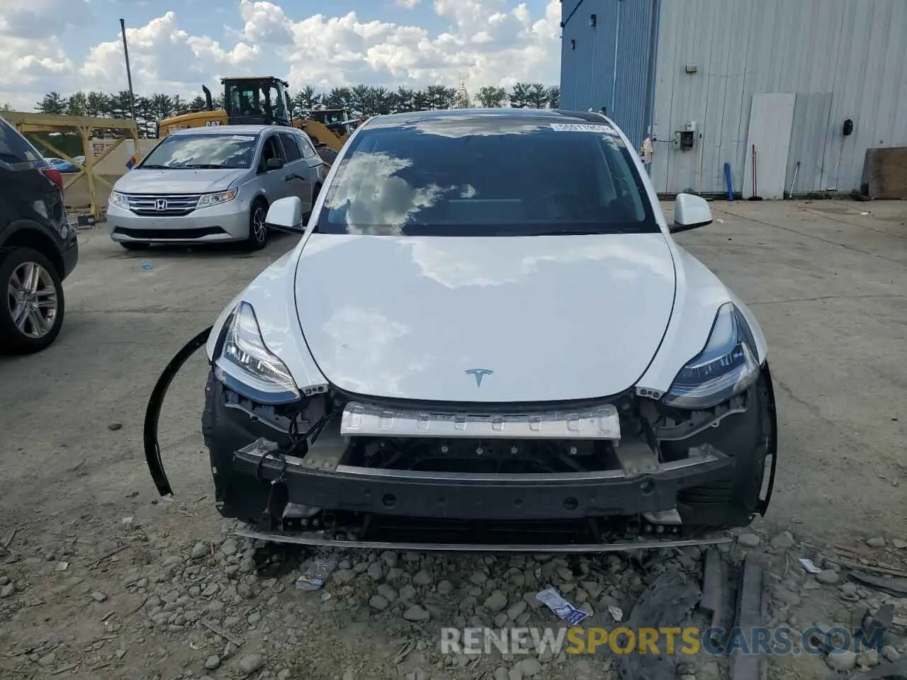 5 Photograph of a damaged car 7SAYGDEE0NF336088 TESLA MODEL Y 2022