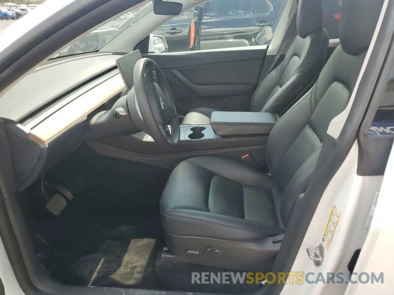 7 Photograph of a damaged car 7SAYGDEE0NF336088 TESLA MODEL Y 2022