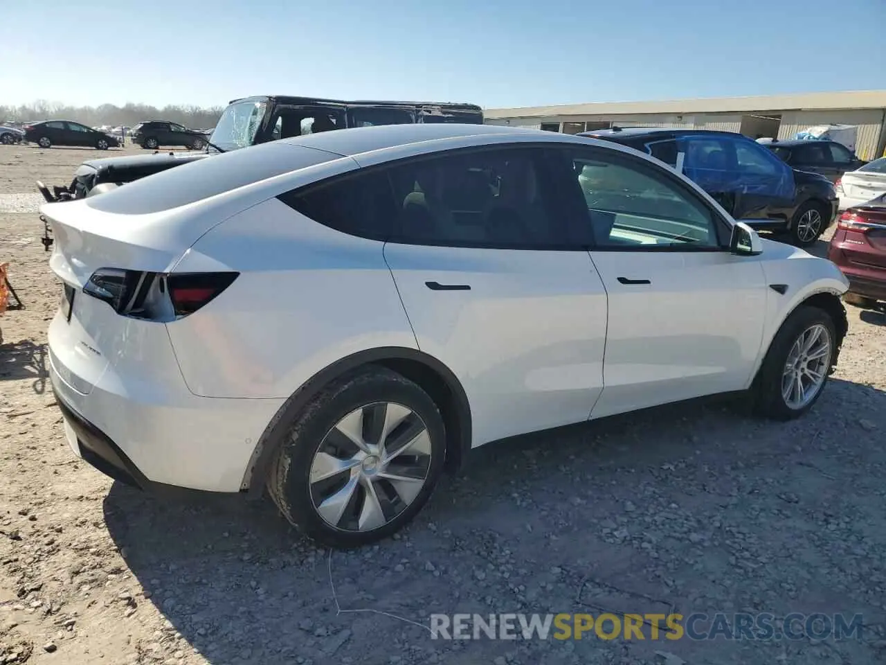 3 Photograph of a damaged car 7SAYGDEE0NF339363 TESLA MODEL Y 2022