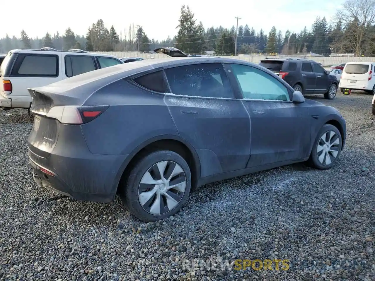 3 Photograph of a damaged car 7SAYGDEE0NF341257 TESLA MODEL Y 2022