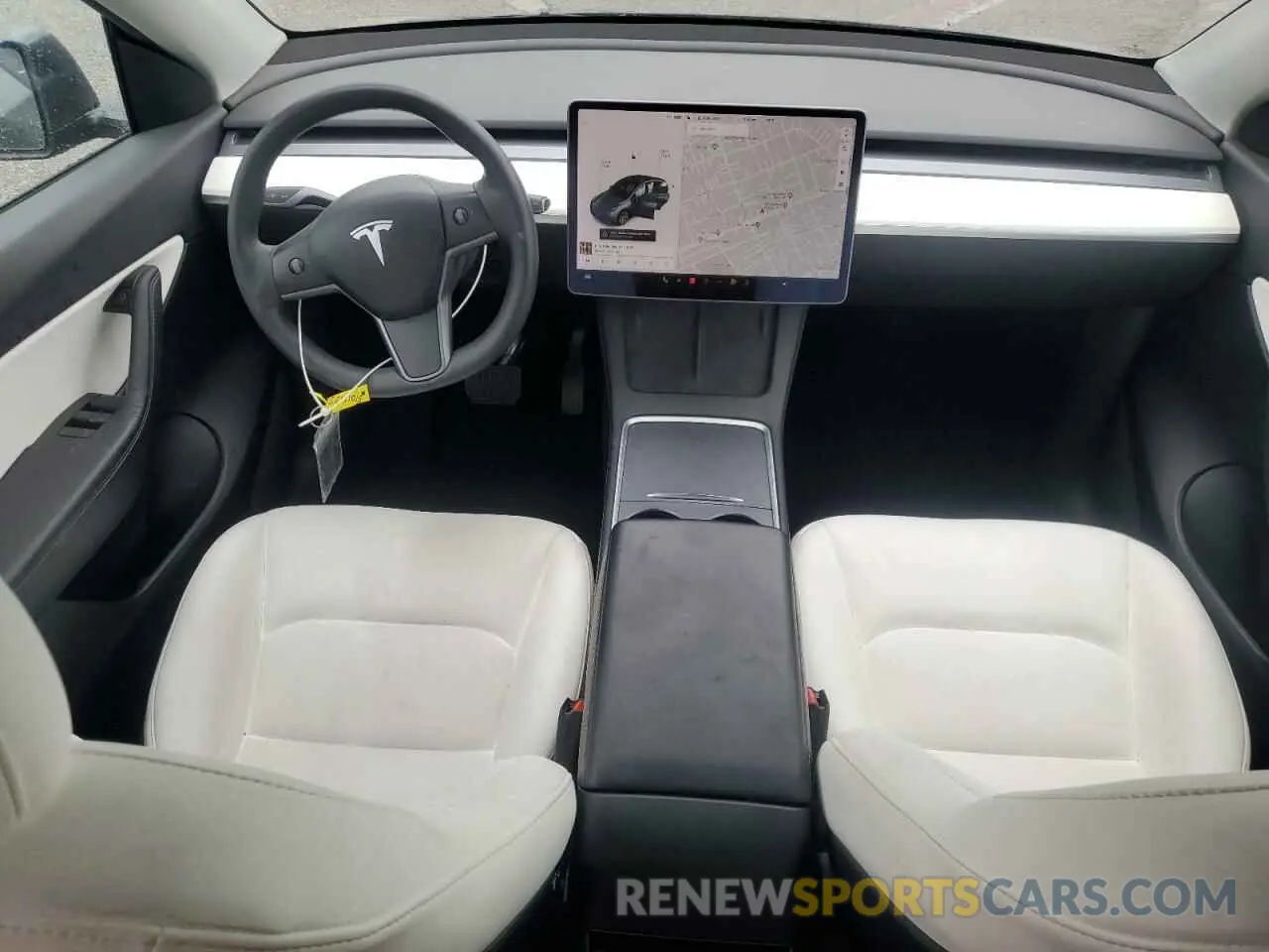 8 Photograph of a damaged car 7SAYGDEE0NF355045 TESLA MODEL Y 2022