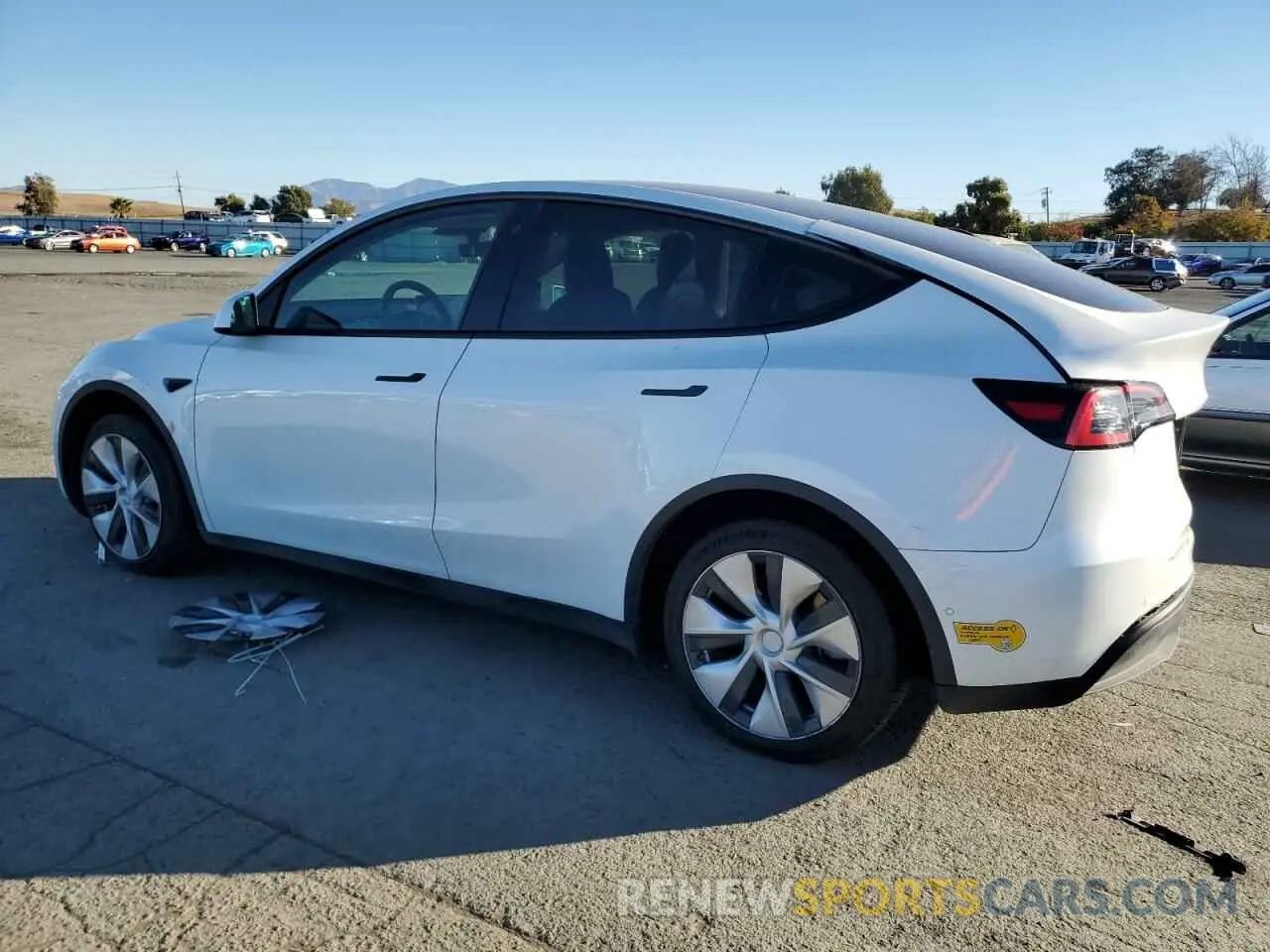 2 Photograph of a damaged car 7SAYGDEE0NF360312 TESLA MODEL Y 2022