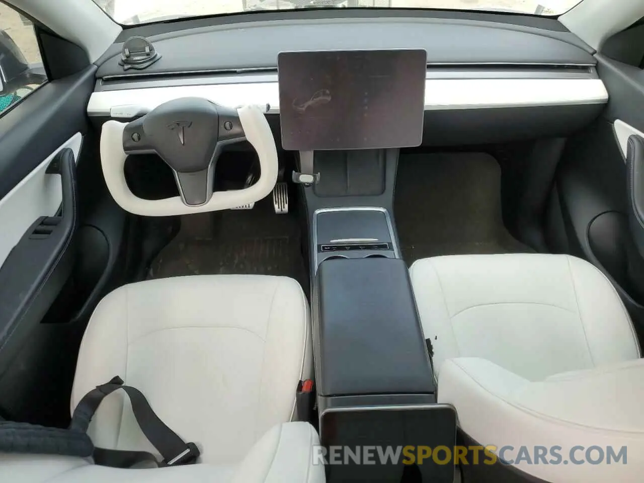 8 Photograph of a damaged car 7SAYGDEE0NF369799 TESLA MODEL Y 2022