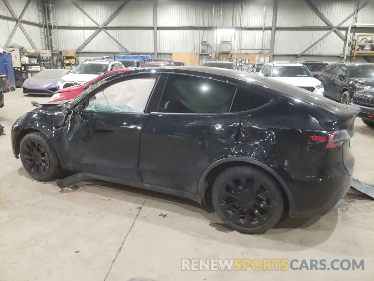 2 Photograph of a damaged car 7SAYGDEE0NF379443 TESLA MODEL Y 2022