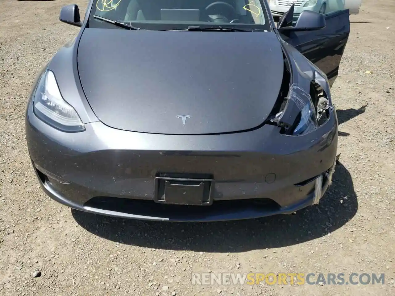 7 Photograph of a damaged car 7SAYGDEE0NF386568 TESLA MODEL Y 2022