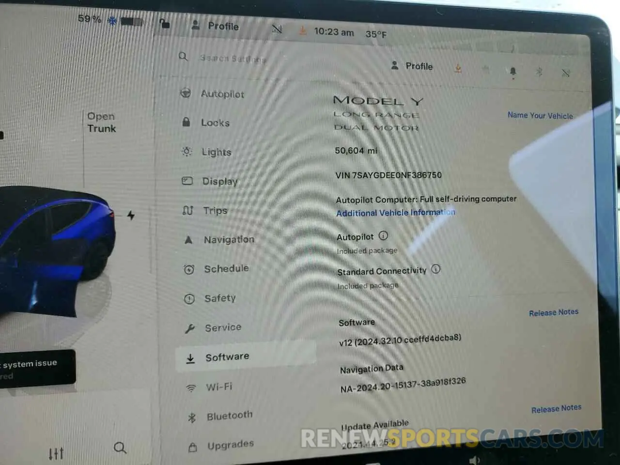 9 Photograph of a damaged car 7SAYGDEE0NF386750 TESLA MODEL Y 2022