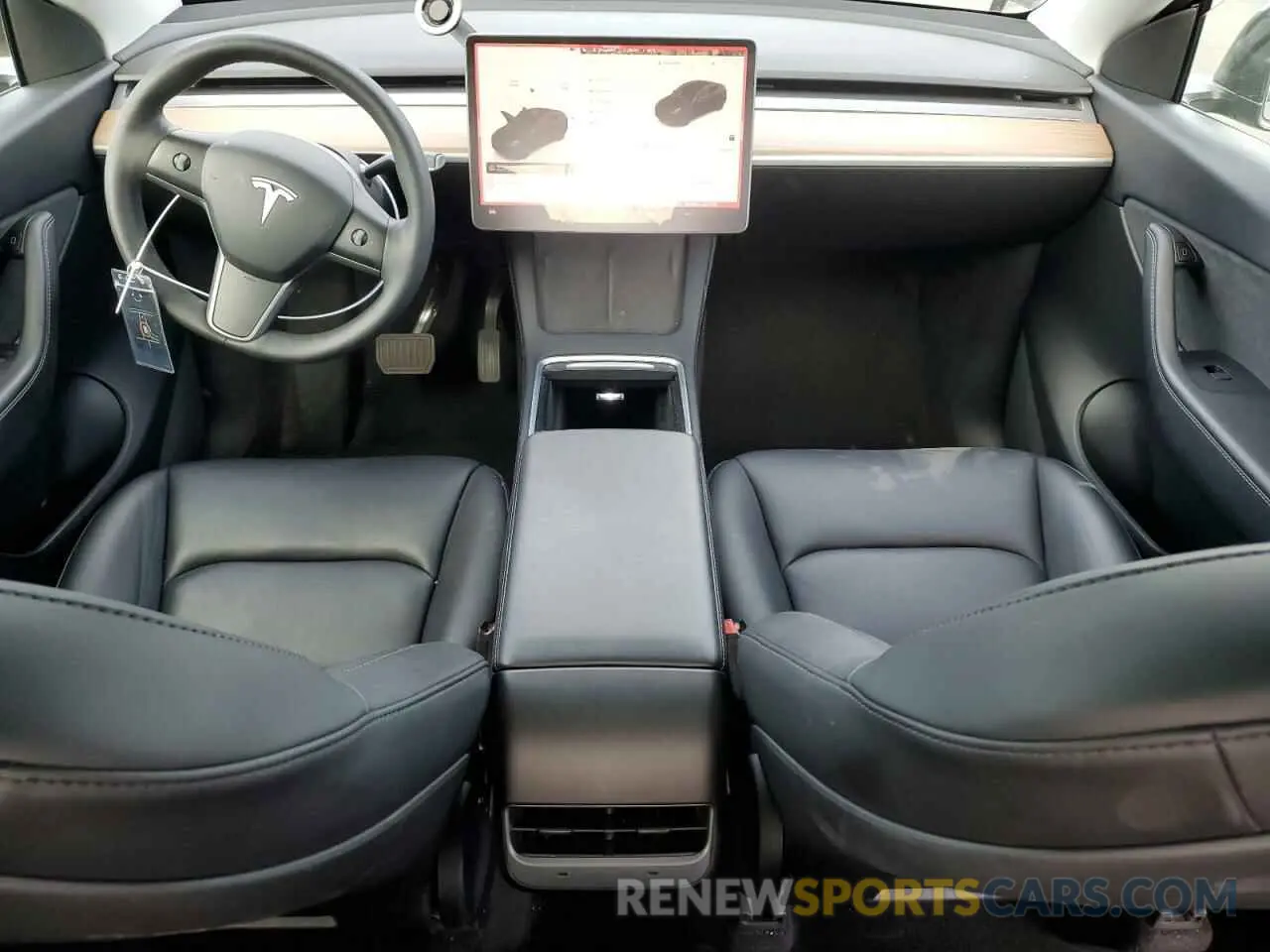 8 Photograph of a damaged car 7SAYGDEE0NF392774 TESLA MODEL Y 2022