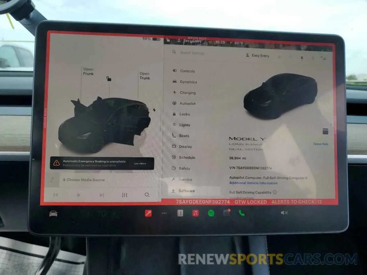 9 Photograph of a damaged car 7SAYGDEE0NF392774 TESLA MODEL Y 2022