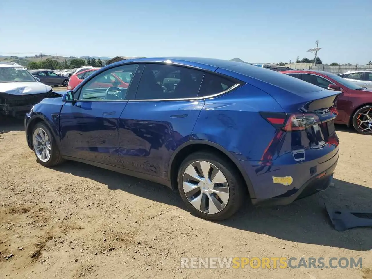 2 Photograph of a damaged car 7SAYGDEE0NF394105 TESLA MODEL Y 2022