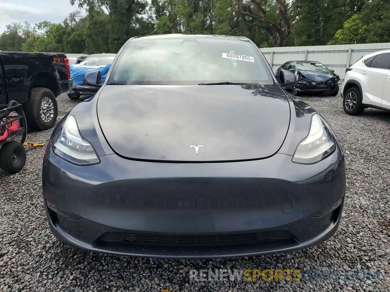 5 Photograph of a damaged car 7SAYGDEE0NF413252 TESLA MODEL Y 2022