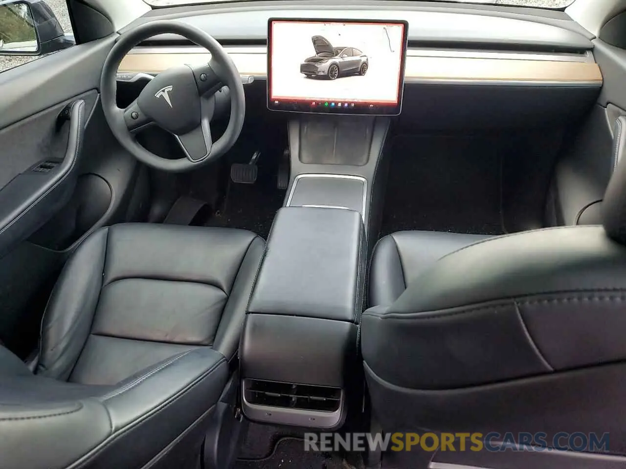 8 Photograph of a damaged car 7SAYGDEE0NF413252 TESLA MODEL Y 2022