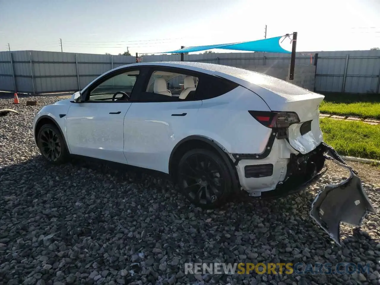 2 Photograph of a damaged car 7SAYGDEE0NF419214 TESLA MODEL Y 2022